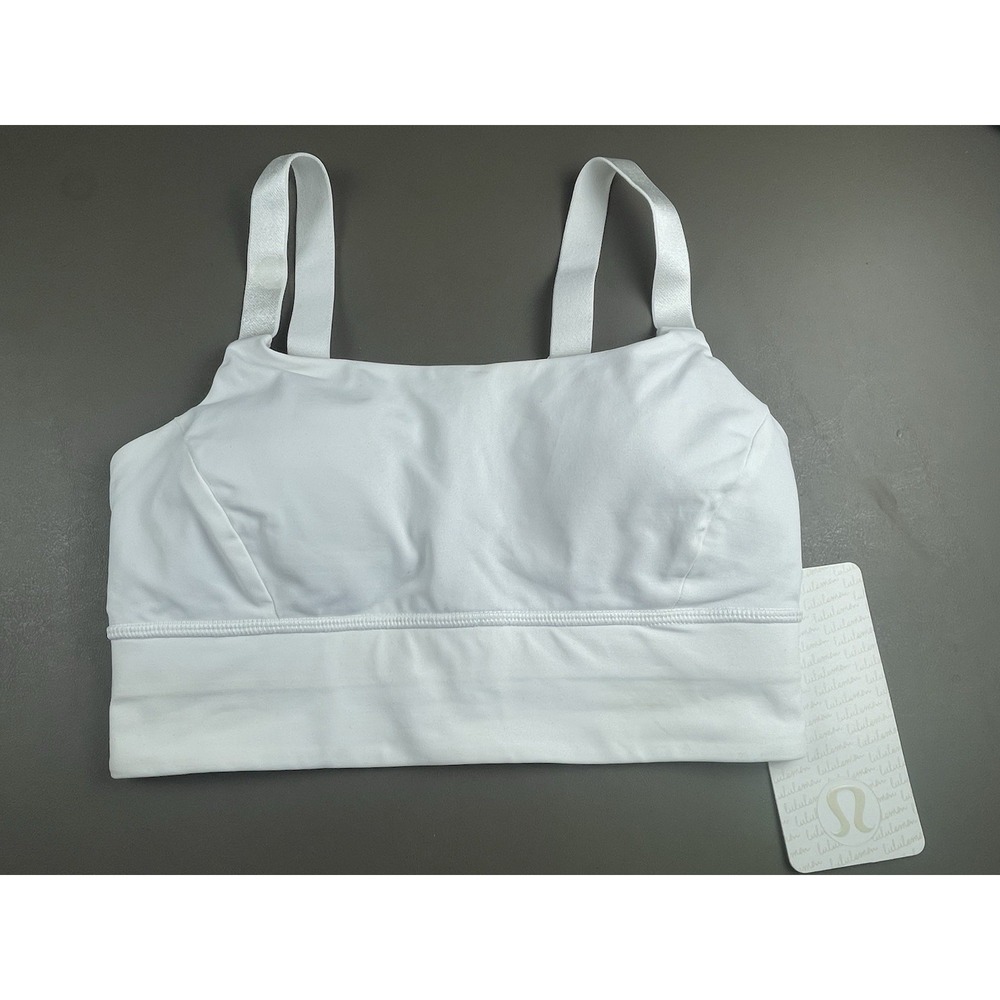 NWT Lululemon Both Ways Bra Sports Yoga White Size 6 READ